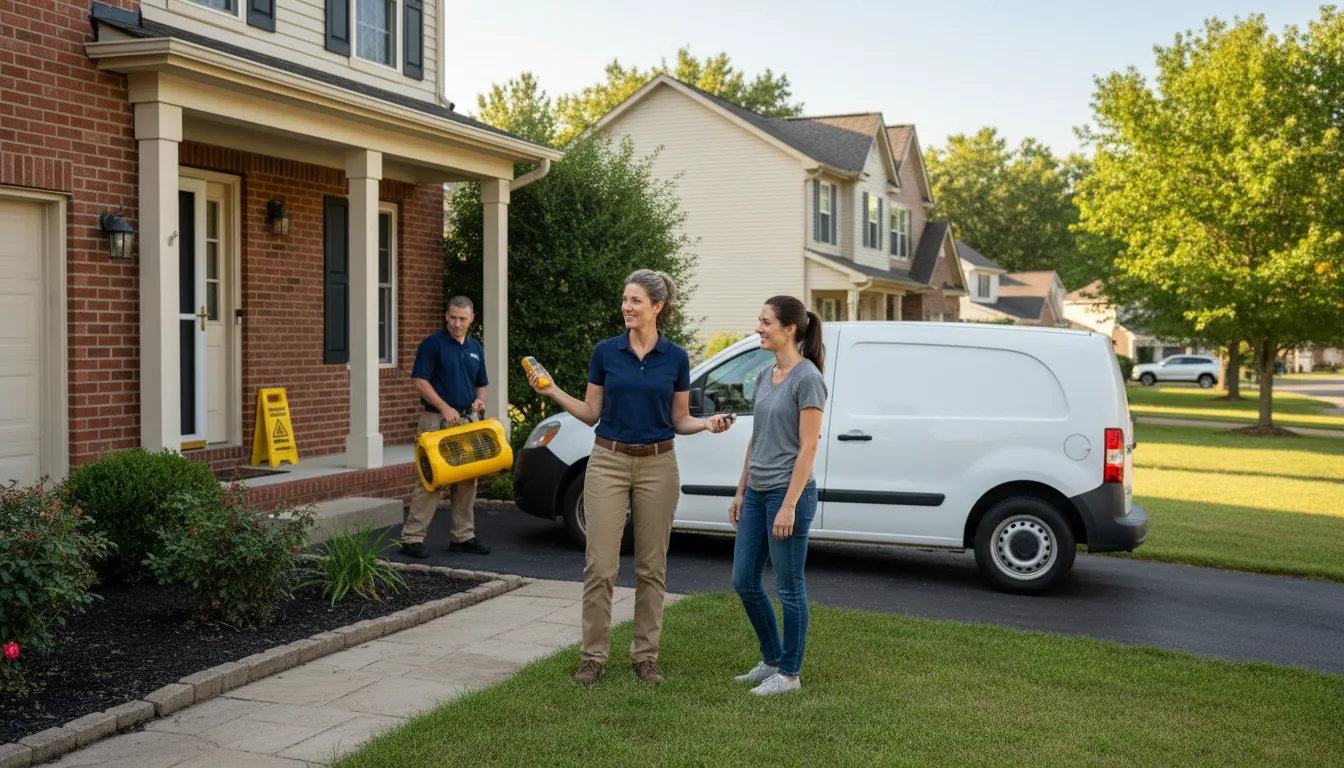 Water restoration image for Flood Water Cleanup, Removal And Restoration Services in Plainville, IN